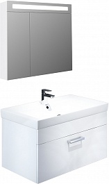Iddis Мебель для ванной New Mirro 80 подвесная белая – фотография-1